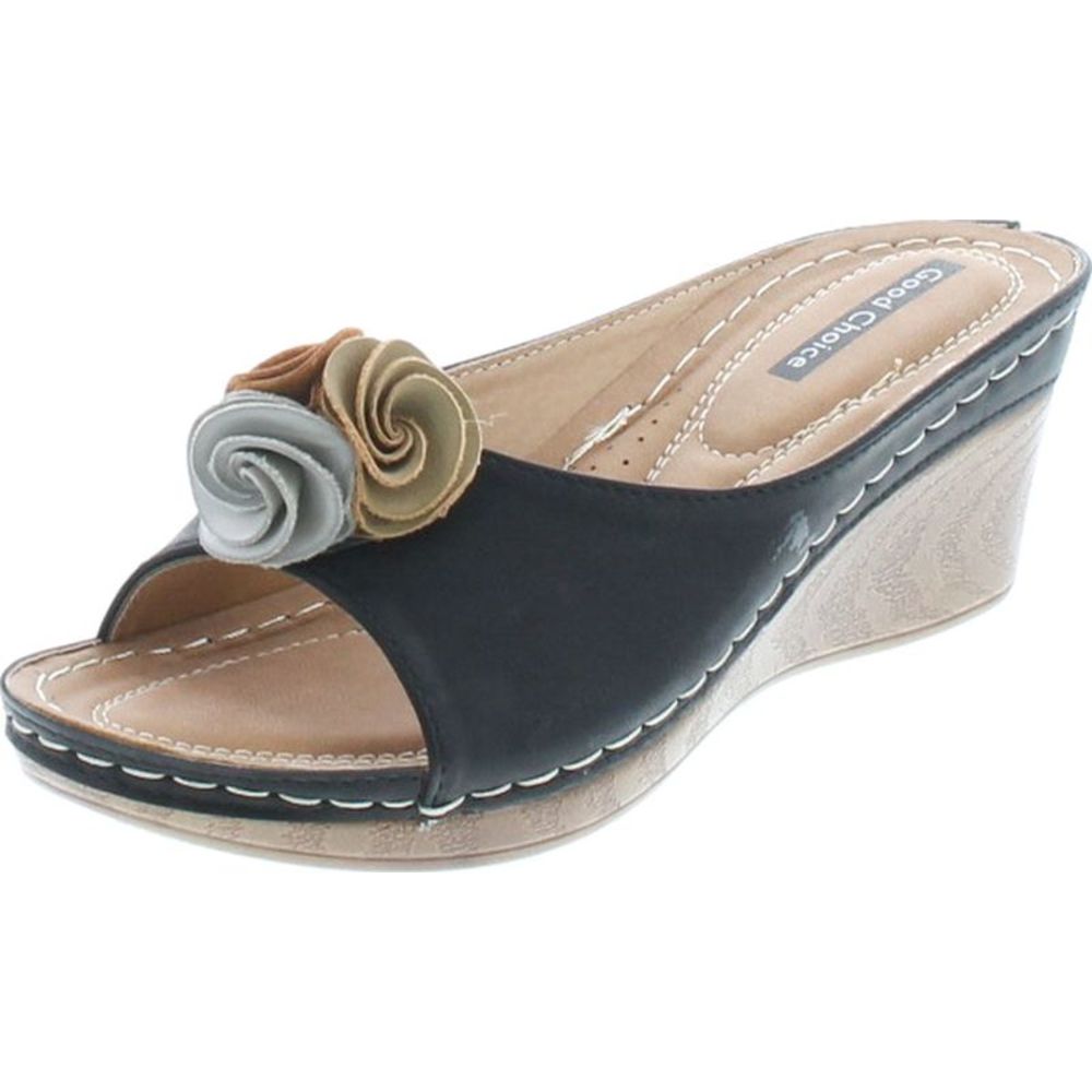 Gc Shoes Sydney Black Womens sandals 8.5 NEW